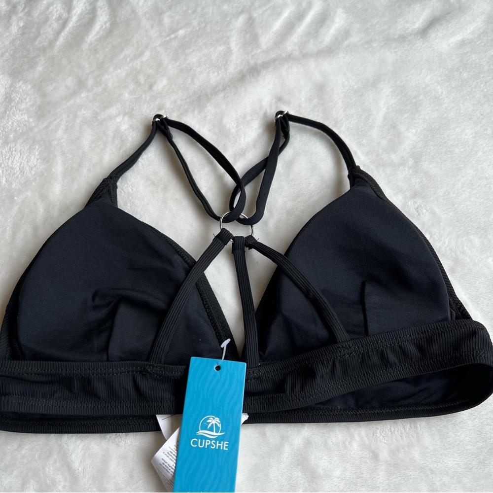 New Cupshe Black Bikini Set - Picture 5 of 6